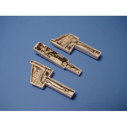 A-4 Skyhawk Fahrwerkschächte für Hasegawa Bausatz, 1/48 - Aires 4112 A-4 Skyhawk Fahrwerkschächte für Hasegawa Bausatz, 1/48 - Aires 4112