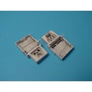 A-1H Skyraider Fahrwerkschächte für Tamiya Bausatz, 1/48 - Aires 4174