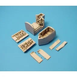 AV-8B Harrier Fahrwerkschächte für Hasegawa Bausatz - Aires 4201