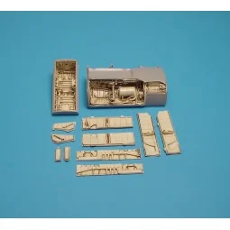 A-7 Corsair II Fahrwerkschächte für Hasegawa Bausatz - Aires 4202