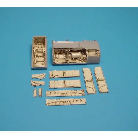 A-7 Corsair II Fahrwerkschächte für Hasegawa Bausatz, 1/48 - Aires ...