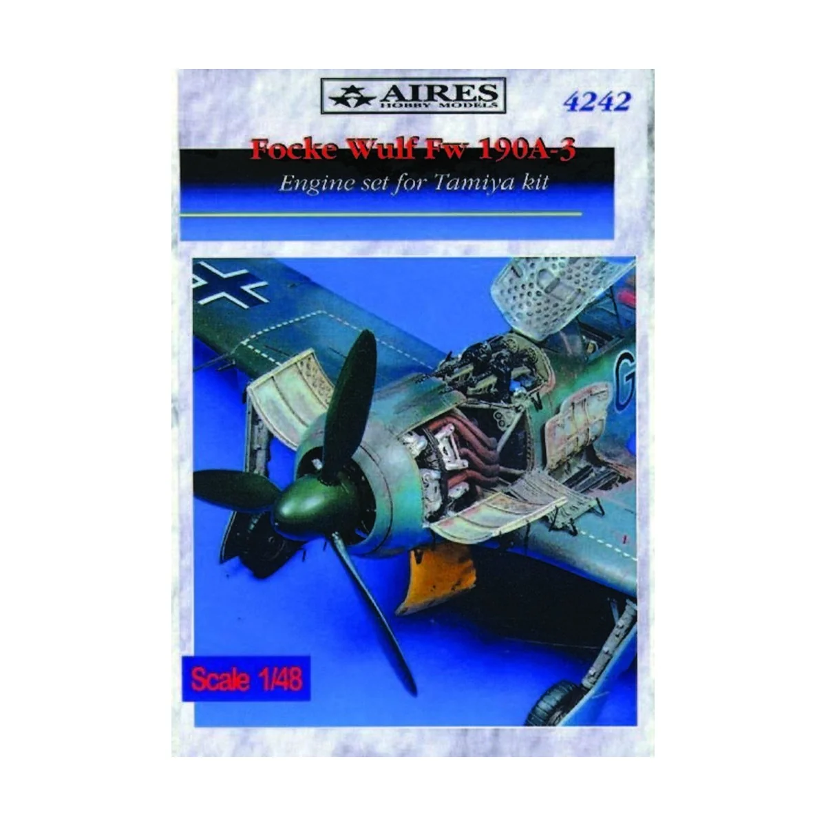 Fw 190A3 Engine set für Tamiya-Bausatz - Aires 4242