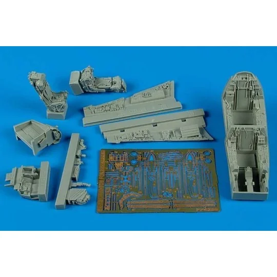 British Phantom FGR. 2 Cockpit set für Hasegawa-Bausatz, 1/48 - Air... British Phantom FGR. 2 Cockpit set für Hasegawa-Bausatz, 1/48 - Air...