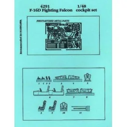 F-16D Fighting Falcon Cockpit Set - Aires 4291