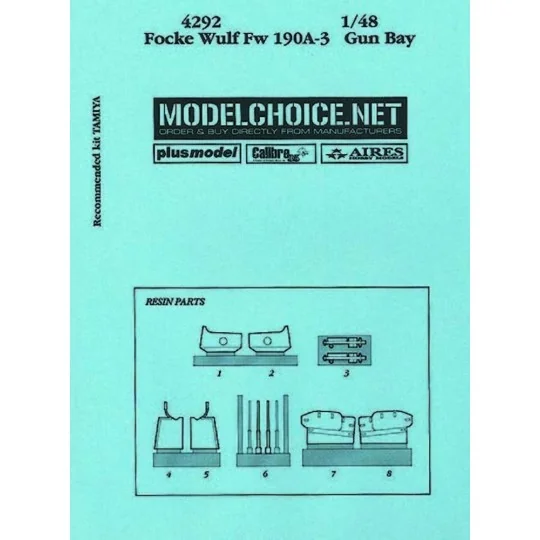 Fw 190A-3 gun bay, 1/48 - Aires 4292