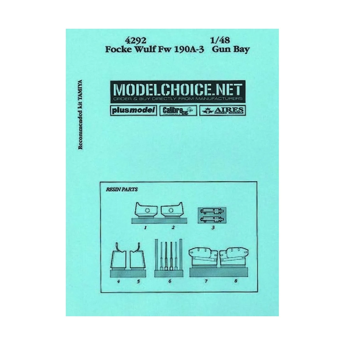 Fw 190A-3 gun bay, 1/48 - Aires 4292