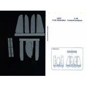 P-39 Airacobra control surfaces für Eduard-Bausatz - Aires 4293