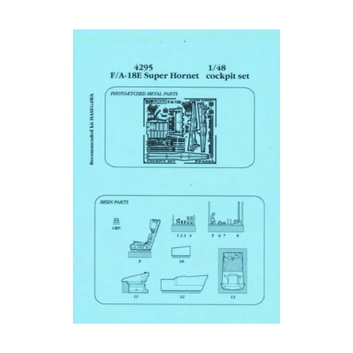 F/A-18E Super Hornet Cockpit, 1/48 - Aires 4295