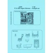 F/A-18E Super Hornet Cockpit, 1/48 - Aires 4295