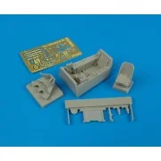 Fw 190 A-8/A-8 R2 cockpit set Für Tamiya-Bausatz, 1/48 - Aires 4303