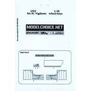 RA-5C Vigilante wheel bay Für Trumpeter Bausatz, 1/48 - Aires 4304