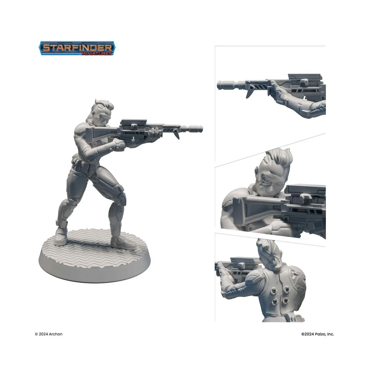 Masters of the Universe Miniatures: ANDROID HIRED GUN - Archon Stud...
