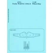 FW 190A-8 wheel bay Für Eduard-Bausatz - Aires 4314