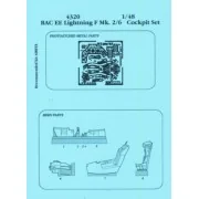 Lightning F Mk. 2/6 Cockpit Set für Airfix Bausatz - Aires 4320