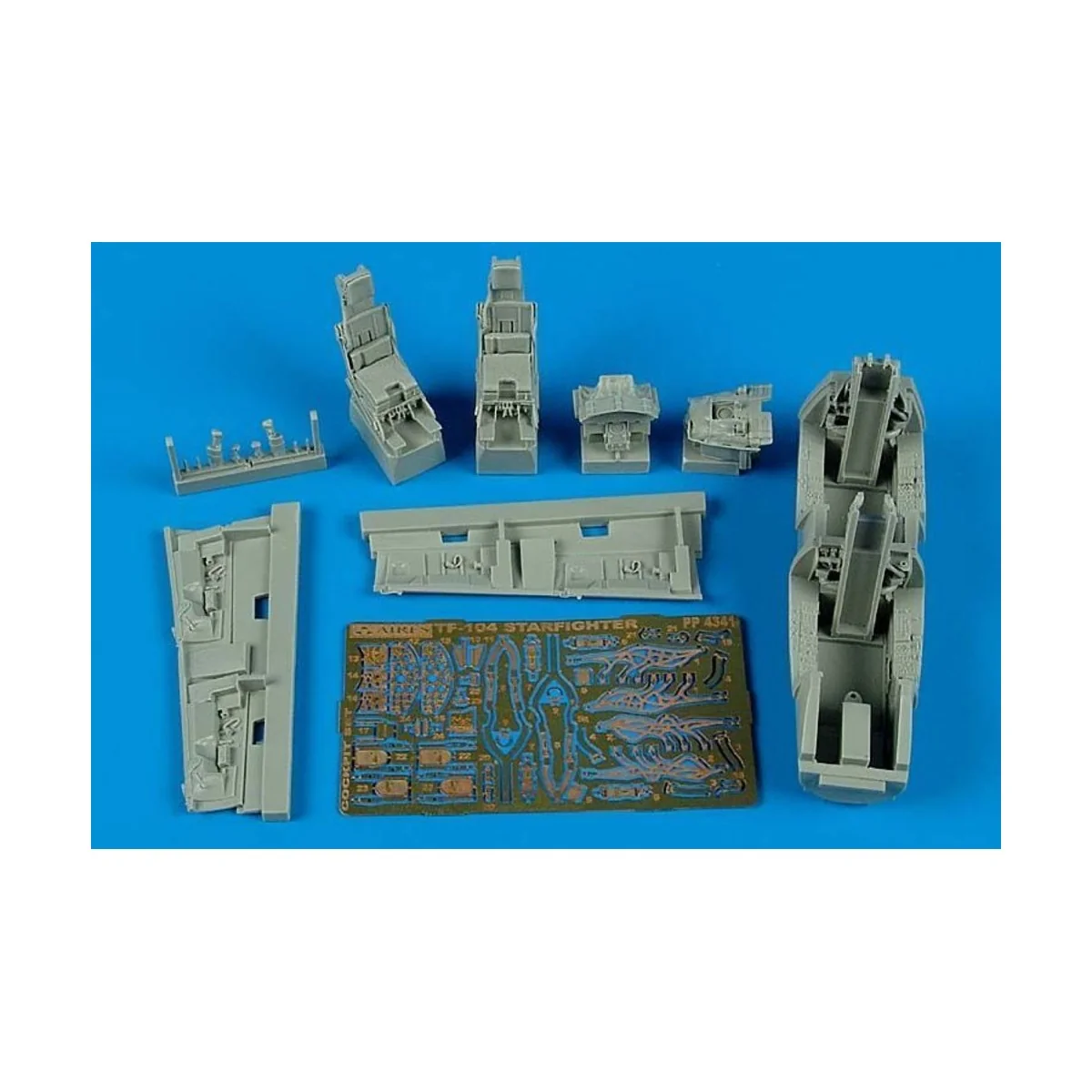TF-104 Starfighter Cockpit Set für Hasegawa-Bausatz - Aires 4341