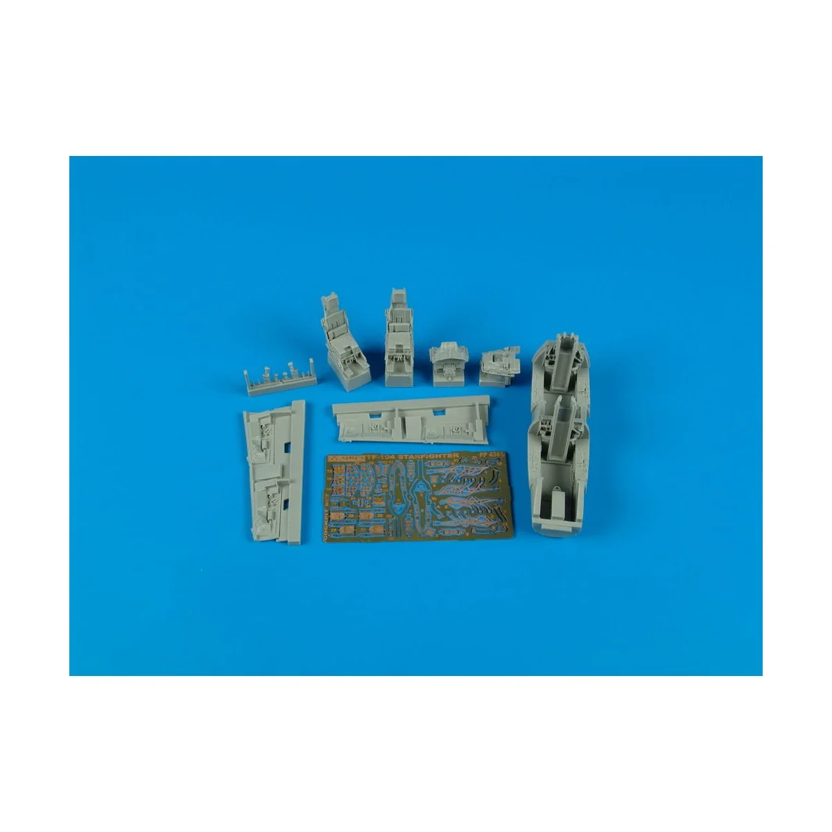 TF-104 Starfighter Cockpit Set für Hasegawa-Bausatz, 1/48 - Aires 4341 TF-104 Starfighter Cockpit Set für Hasegawa-Bausatz, 1/48 - Aires 4341