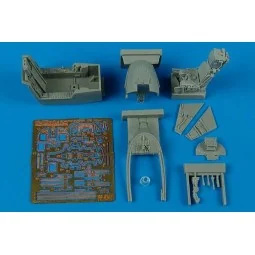 Harrier GR Mk.7 cockpit set für Hasegawa Bausatz, 1/48 - Aires 4342