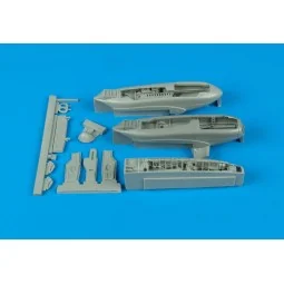 A-10A Thunderbolt II Fahrwerk für Italeri Bausatz, 1/48 - Aires 4354