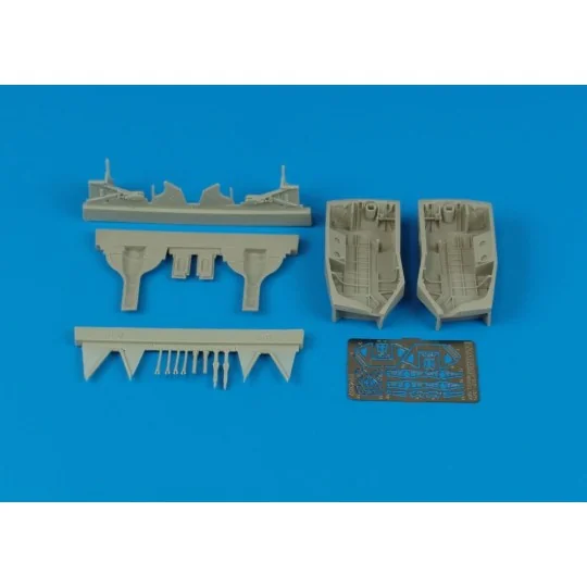 F6F-3/5 Hellcat wheel bay für Eduard Bausatz - Aires 4357