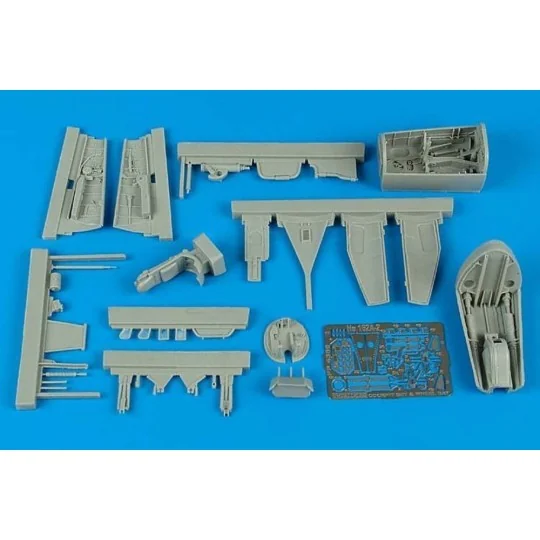 He 162A Cockpit Set And Wheel Bay für Tamiya Bausatz - Aires 4359