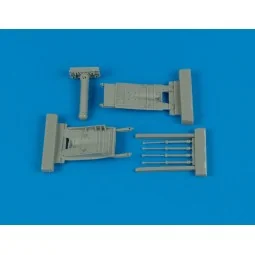 MiG-29 Fulcrum airbrakes für Academy Bausatz, 1/48 - Aires 4365