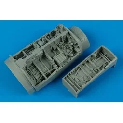 F-16C Falcon wheel bays für Tamiya Bausatz, 1/48 - Aires 4370