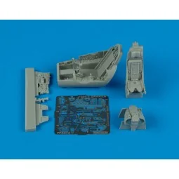 J35F/J Draken cockpit set für Hasegawa Bausatz - Aires 4374