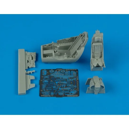 J35F/J Draken cockpit set für Hasegawa Bausatz, 1/48 - Aires 4374 J35F/J Draken cockpit set für Hasegawa Bausatz, 1/48 - Aires 4374