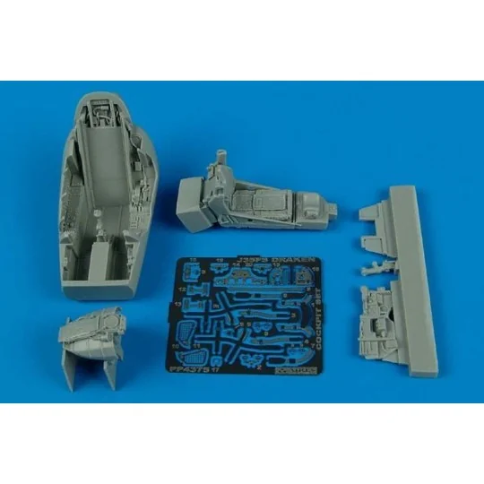 J35FS Draken cockpit set für Hasegawa Bausatz, 1/48 - Aires 4375 J35FS Draken cockpit set für Hasegawa Bausatz, 1/48 - Aires 4375