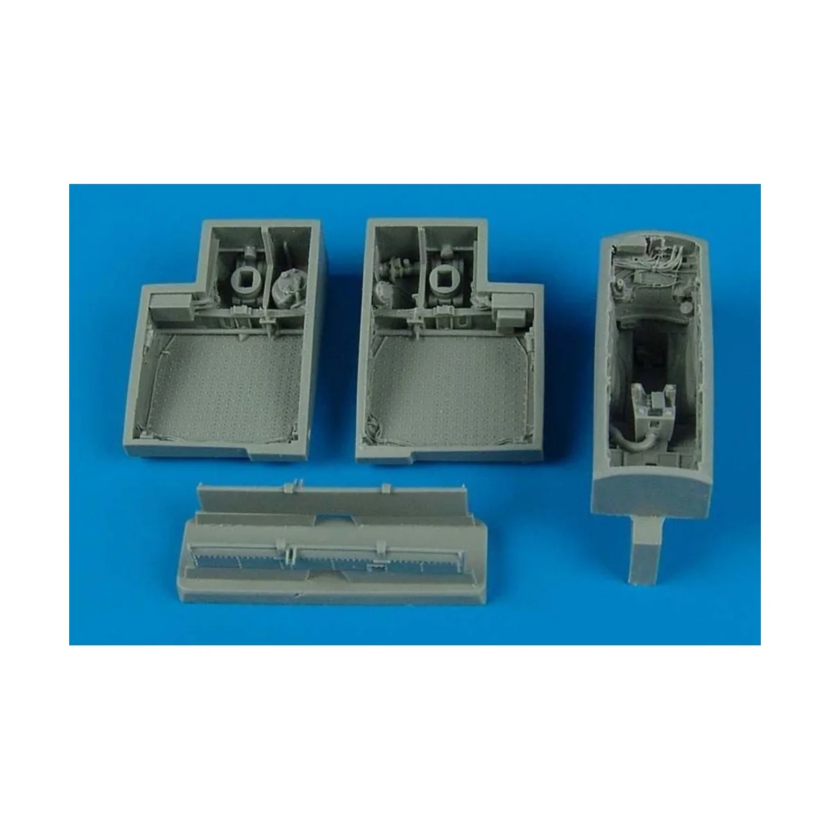 J35 Draken wheel bays für Hasegawa Bausatz, 1/48 - Aires 4376