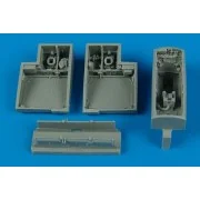 J35 Draken wheel bays für Hasegawa Bausatz, 1/48 - Aires 4376