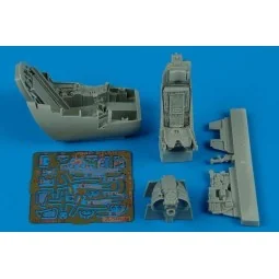 J35Ö Draken cockpit Set für Hasegawa Bausatz, 1/48 - Aires 4381