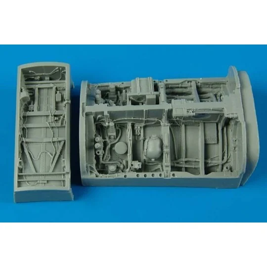 Mitsubishi F-2A/B wheel bays für Hasegawa Bausatz, 1/48 - Aires 4384 Mitsubishi F-2A/B wheel bays für Hasegawa Bausatz, 1/48 - Aires 4384