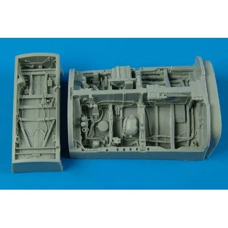 Mitsubishi F-2A/B wheel bays für Hasegawa Bausatz, 1/48 - Aires 4384