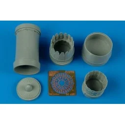 F16C Falcon block 25/32 exhaust nozzle für Tamiya Bausatz - Aires 4387