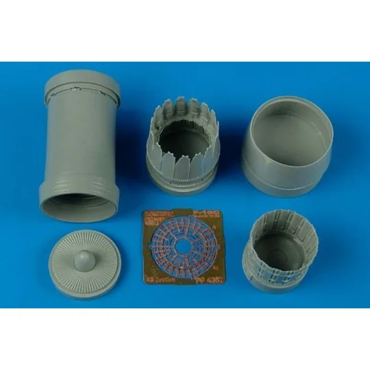 F16C Falcon block 25/32 exhaust nozzle für Tamiya Bausatz - Aires 4387