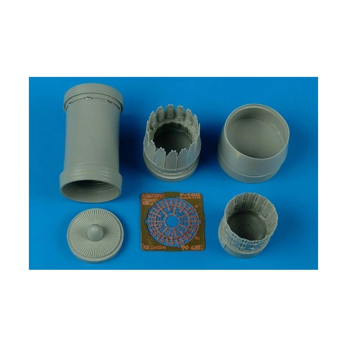 F16C Falcon block 25/32 exhaust nozzle für Tamiya Bausatz - Aires 4387