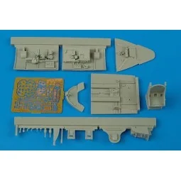 F6F-5 Hellcat cockpit set for Hasegawa kit - Aires 4388