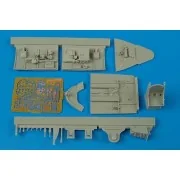 F6F-5 Hellcat cockpit set for Hasegawa kit, 1/48 - Aires 4388 F6F-5 Hellcat cockpit set for Hasegawa kit, 1/48 - Aires 4388
