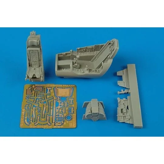 S35E Draken (Recon.) cockpit set for Hasegawa kit, 1/48 - Aires 4389