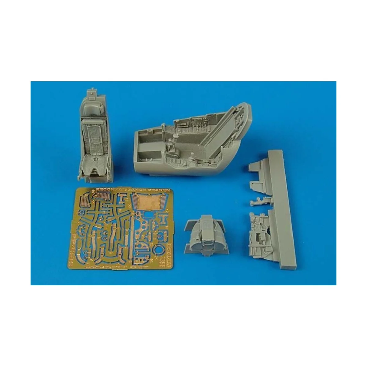 S35E Draken (Recon.) cockpit set for Hasegawa kit - Aires 4389