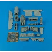 J35F Draken detail set Für Hasegawa Bausatz, 1/48 - Aires 4396