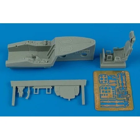Focke Wulf Ta 183A cockpit set Für Tamiya Bausatz, 1/48 - Aires 4397