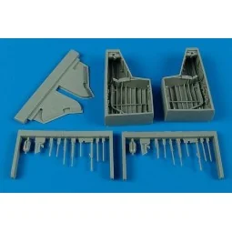 Hawker Typhoon wheel bay Für Hasegawa Bausatz - Aires 4399