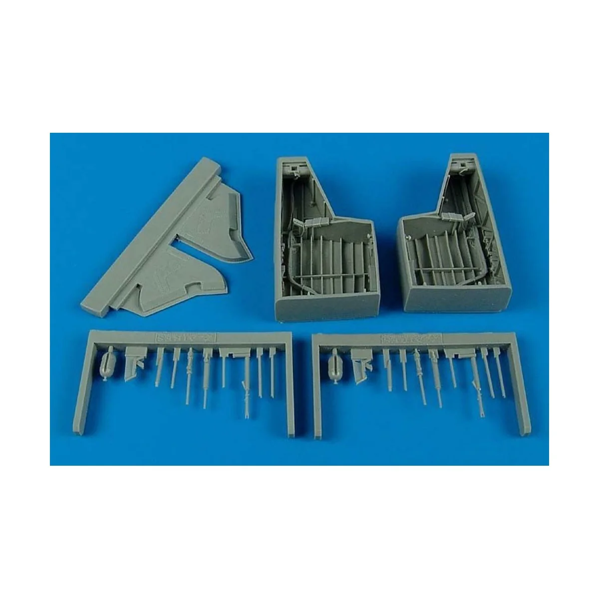 Hawker Typhoon wheel bay Für Hasegawa Bausatz - Aires 4399