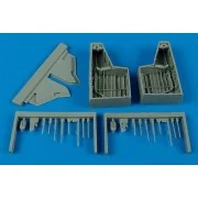 Hawker Typhoon wheel bay Für Hasegawa Bausatz, 1/48 - Aires 4399 Hawker Typhoon wheel bay Für Hasegawa Bausatz, 1/48 - Aires 4399