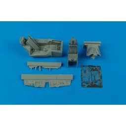 F-16C Falcon block 50/52 cockpit set Für Tamiya Bausatz - Aires 4400