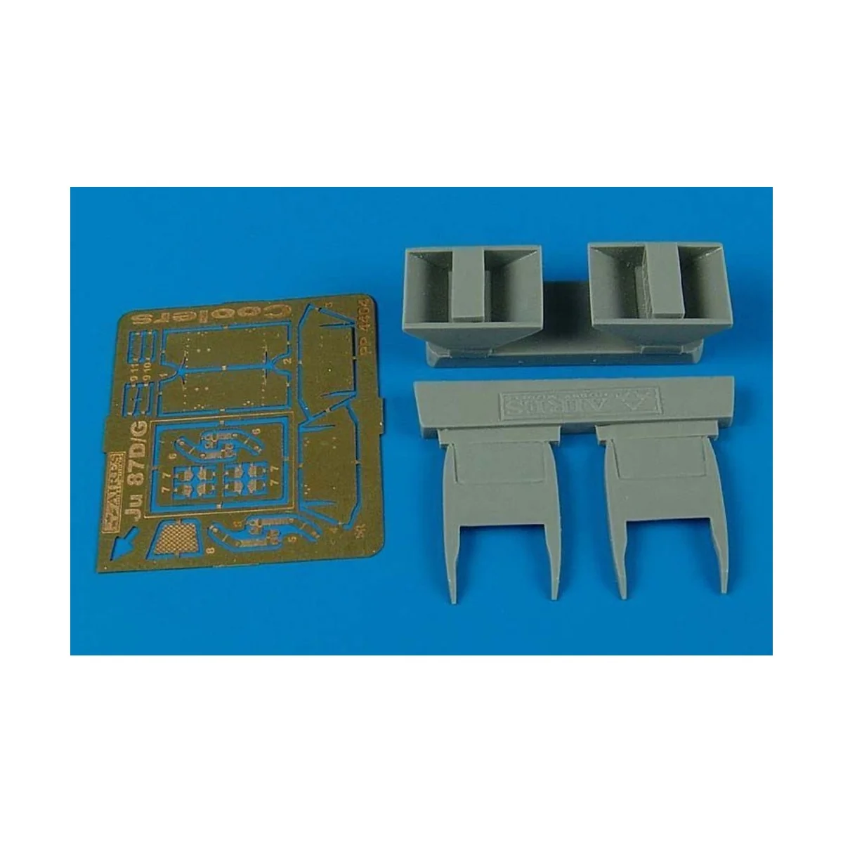 Junkers Ju 87D Stuka air coolers für Hasegawa Bausatz, 1/48 - Aires...