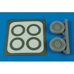 J35 Draken wheels & paint masks für Hasegawa Bausatz, 1/48 - Aires ...