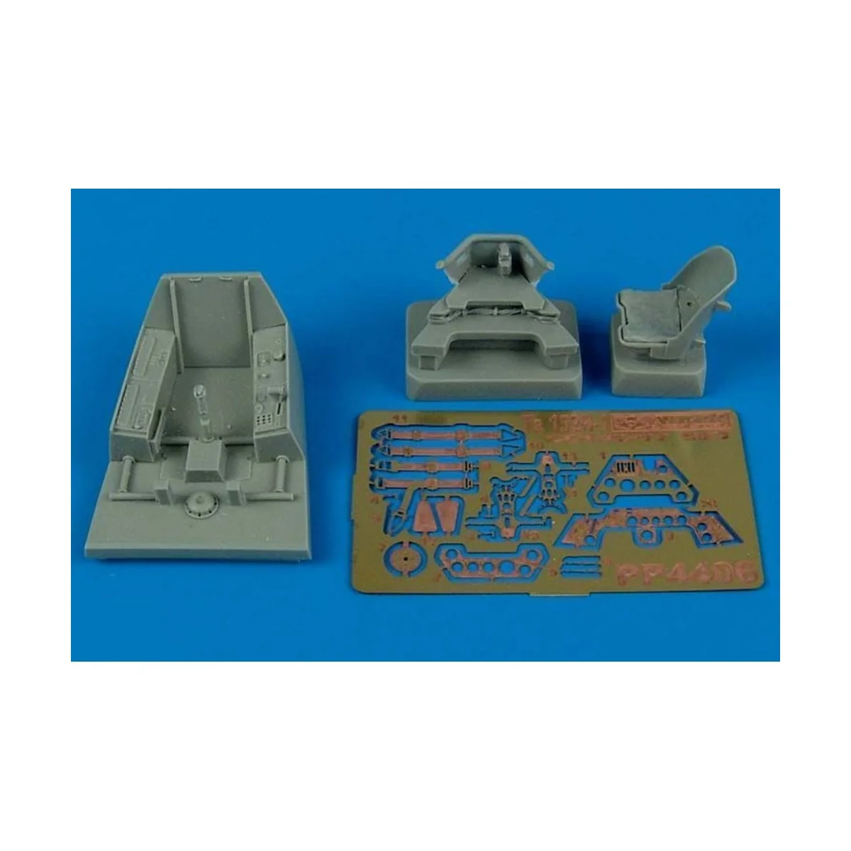 Fw Ta 152H-1 cockpit set Für Italeri Bausatz, 1/48 - Aires 4406